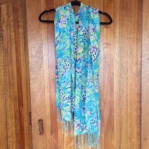 Lilly Pulitzer Murfee Scarf- Silk Cashmere Blend